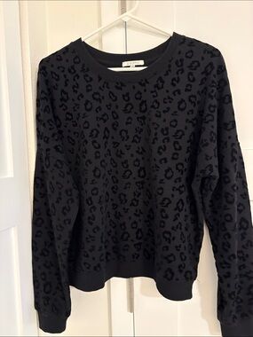 Z Supply Leopard Print Pullover
